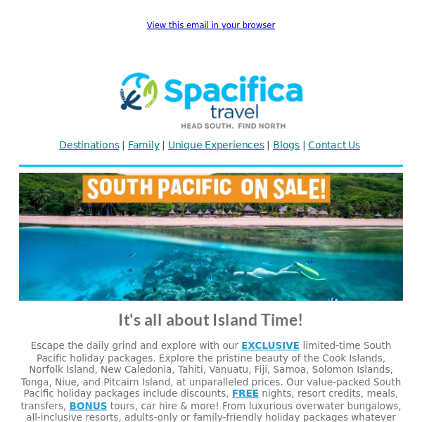 👀 Discover the South Pacific 🌴