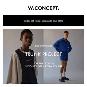 This Week's Deal: TRUNK PROJECT🔥 Up to 55% Off + 10% Off & More