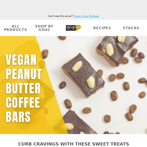 🤤 Make Your Own Delicious Vegan Peanut Butter Coffee Bars