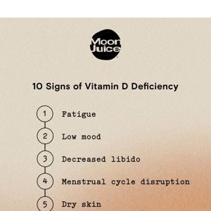 10 signs of vitamin d deficiency