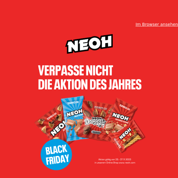 BLACK FRIDAY rückt immer näher! 🖤🍫