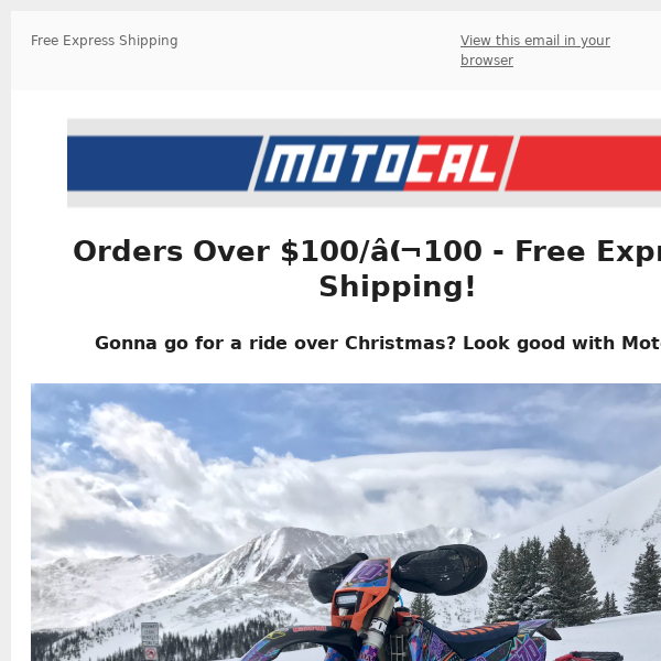 Get Winter Riding Ready With Motocal