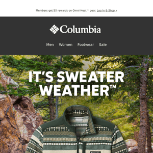 Get ready for Sweater Weather™.