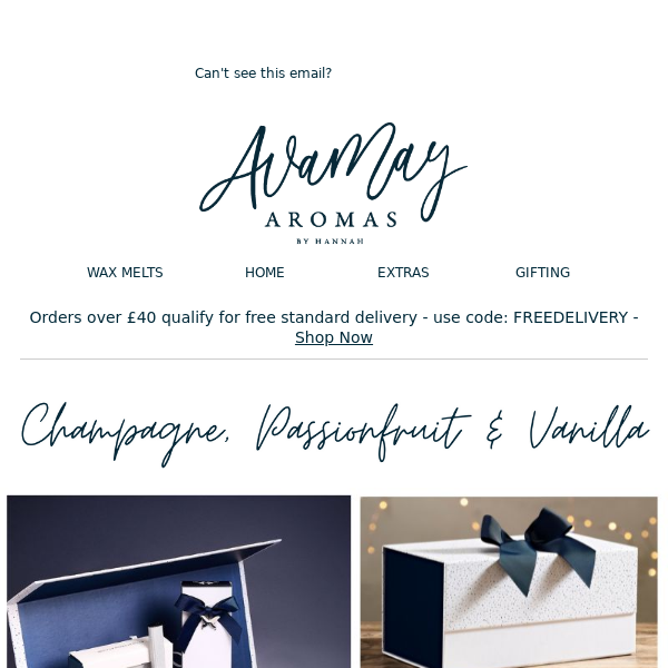 Our Champagne, Passionfruti & Vanilla Gift Set ✨