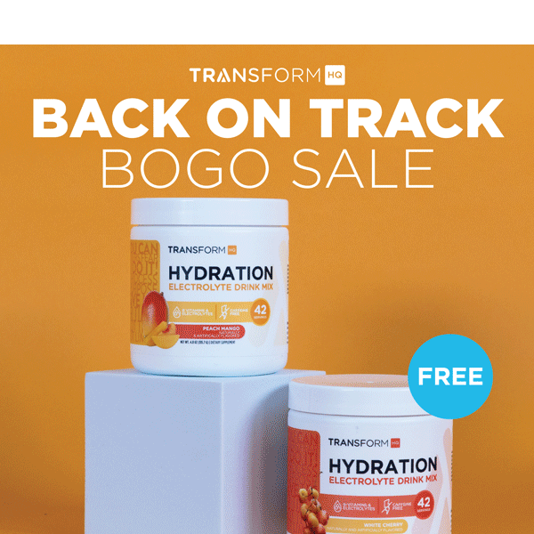 Back on Track BOGOs? Yes, please! 😍