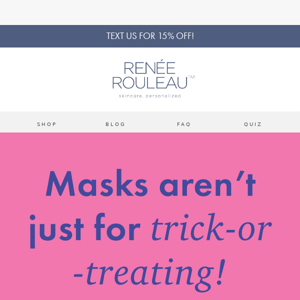 Time for a new face mask? ✨