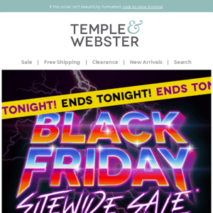 🏴 Black Friday Sitewide Sale Ends Tonight!