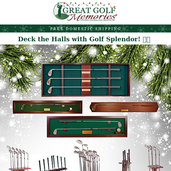 Unwrap the Joy: Ready-to-Ship Golf Club Displays Await You! ⛳🎁