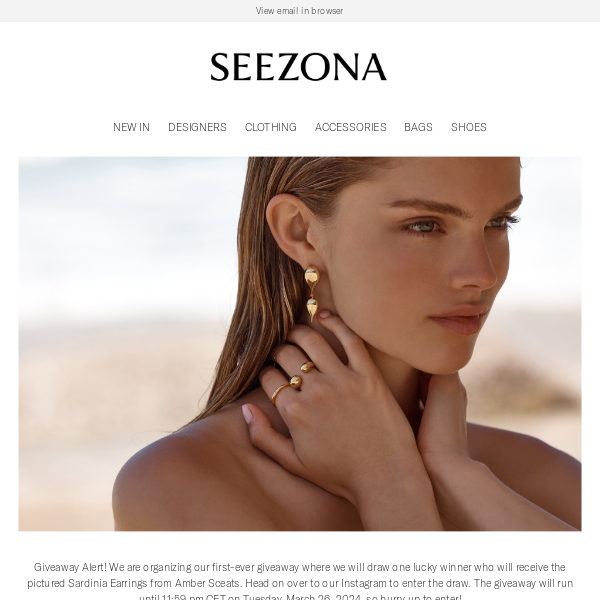 SEEZONA GIVEAWAY