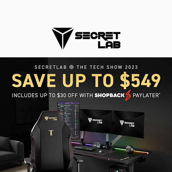 Save up to $549 at The Tech Show