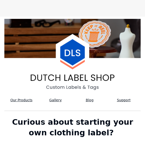Curious about starting your own clothing label?  👀