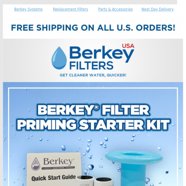 Embrace Water Clarity with Confidence With Our Priming Starter Kit!