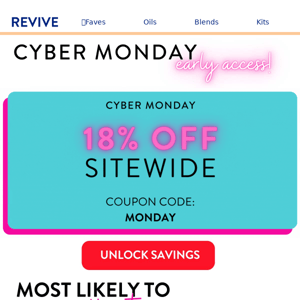 🎉18% OFF Everything Cyber Monday Sale STARTS NOW! 🎉