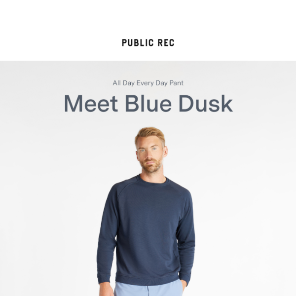 A NEW Blue for Our Best-Selling Pant - Public Rec