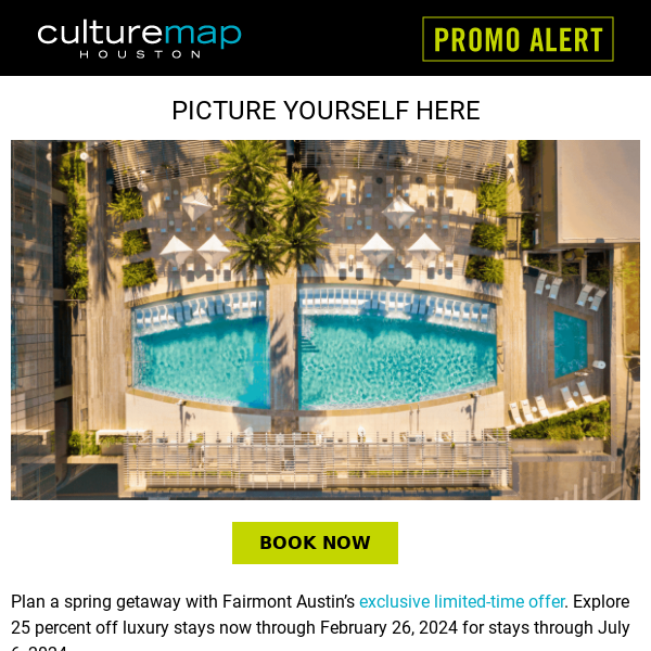 Get 25 percent off luxury stays in Austin