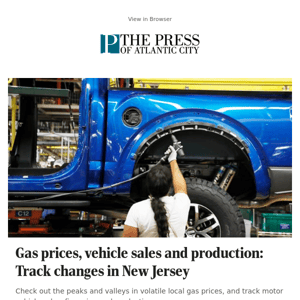 Gas prices, vehicle sales and production: Track changes in New Jersey