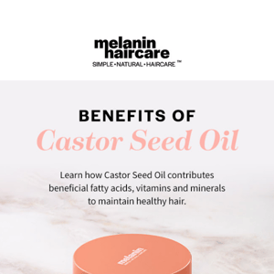 Benefits of Castor Seed Oil 🌱