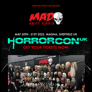 🚨GET YOUR TICKETS FOR HORRORCON NOW, COME & SHOP WITH US🎃👻