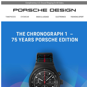 The Chronograph 1 – 75 Years Porsche Edition
