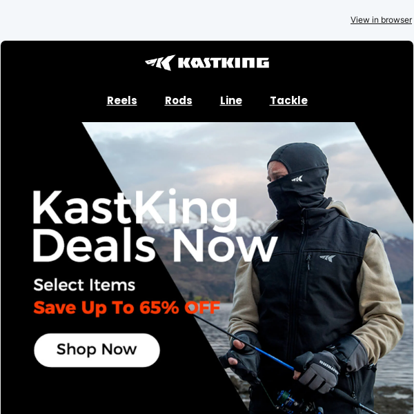 Up to 65% off on KastKing Deals - Grab your fishing gear now!