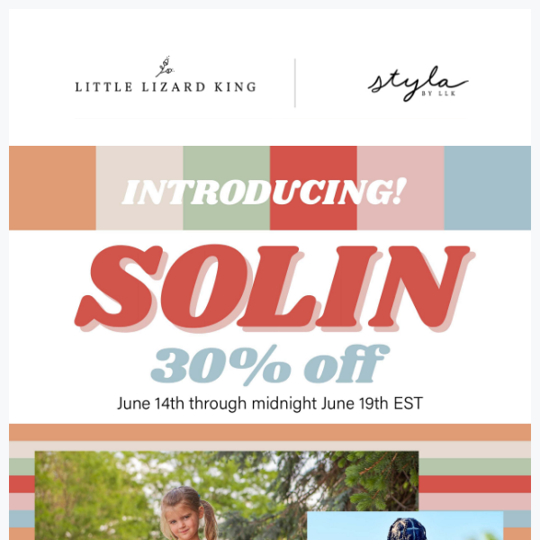 Meet Solin - 30% off through Monday!