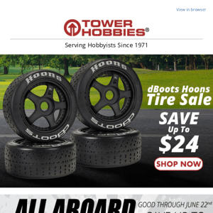 ARRMA dBoots Hoons Tire Sale - Save Up To $24 on selected tires!