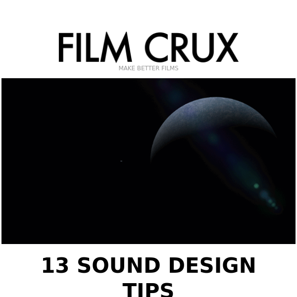 13 Sound Design Tips for Films