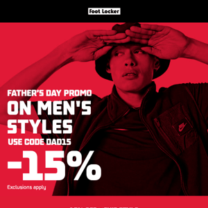 Father’s day Promo: 15% OFF on Men's Style 🎁