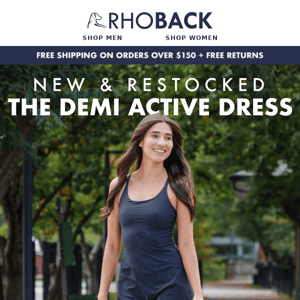 New: The Demi Active Dress