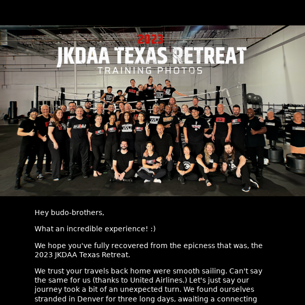 📷 Texas JKD Retreat Photos