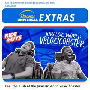 Explore Universal Extras