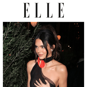 Kendall Jenner Wears See-Through Black Dress to Lori Harvey's Birthday