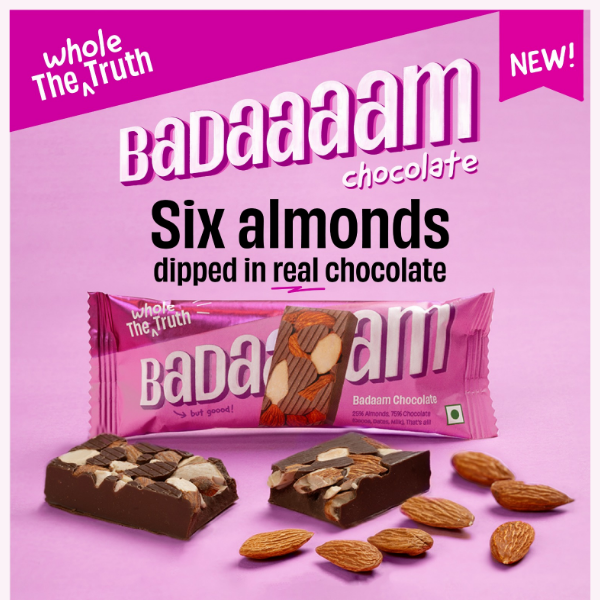 🚨 New Launch Alert: BADAAAAM Chocolate 🍫