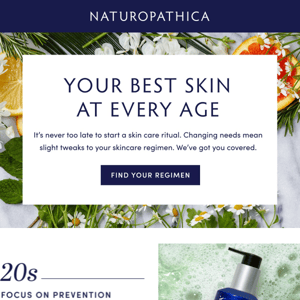 Meet your skin needs at every age