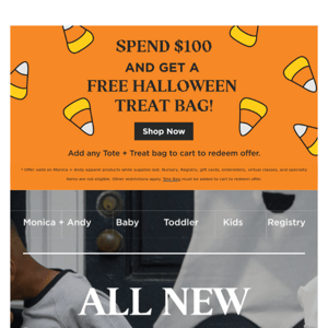 👻 FREE Halloween tote with $100+ purchase