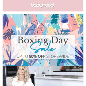 Boxing Day Sale Offers End in 6 Hours