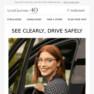 See clearly, drive safely