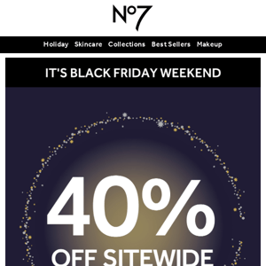 Don't miss out! ⏰... 40% OFF EVERYTHING🖤