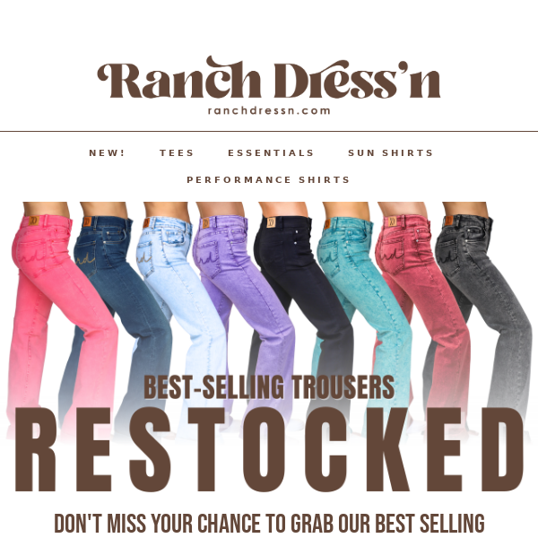 THEY'RE BACK!! Best-Selling Trousers are RESTOCKED!