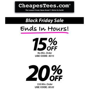 30% Off Ends in Hours