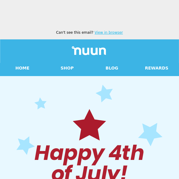 Celebrate Independence Day with Nuun! ❤️🤍💙