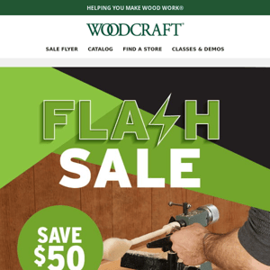 Flash Deal Alert — $50 Off Feature-Rich King Pen Lathe!