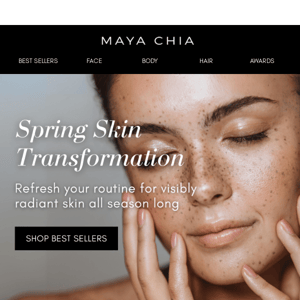 Your Spring Skin Transformation 🌼