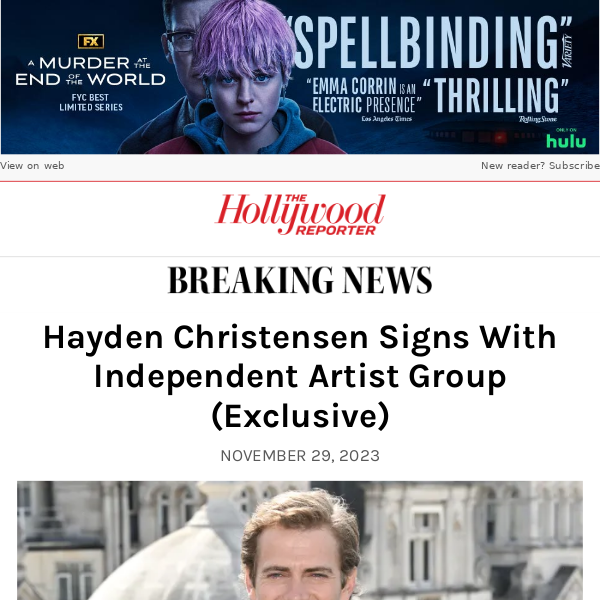 Hayden Christensen Signs With Independent Artist Group (Exclusive)