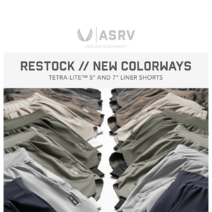 NEW COLORS // Tetra-Lite™ Shorts