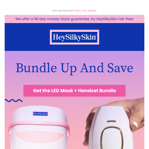 Save More on Our LED Mask and Handset Bundle
