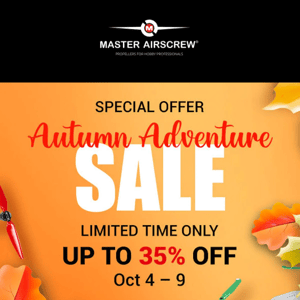 Up 35% OFF 🍁 Exclusive Adventure Sale! 🍁