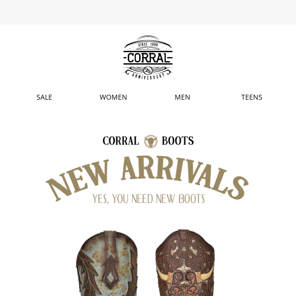 You Need New Boots, Here are Our New Arrivals👢