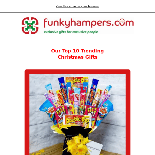 🎅 Top 10 Christmas Trending Gifts by FunkyHampers