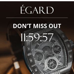 Ready to seal the deal Egard Watches? 😲